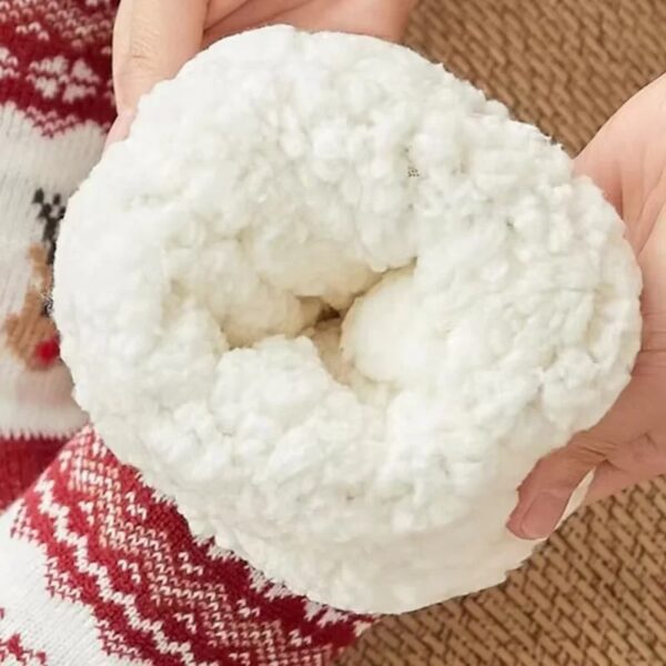 Julesok i Bomuld til Kvinder med Tegneseriemotiv - Image 3